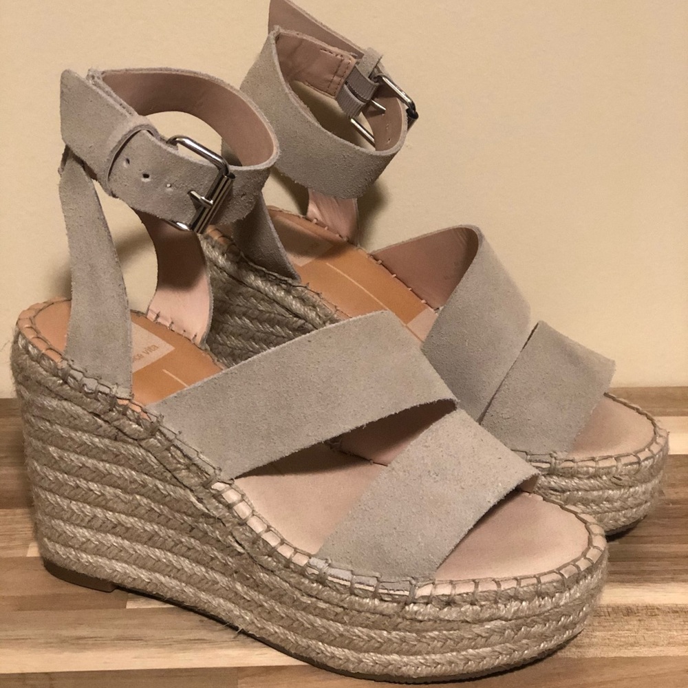 DOLCE VITA espadrille wedge sandals